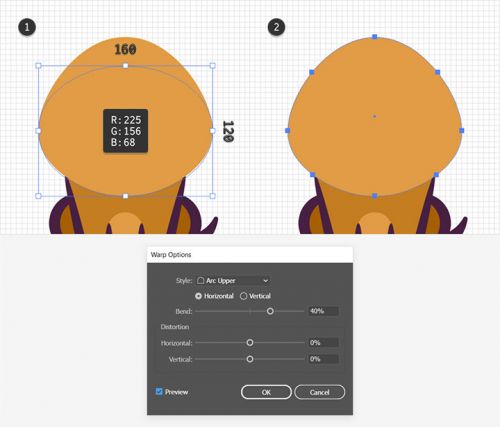 آموزش طراحی لوگوی سگ در ایلوستریتور
